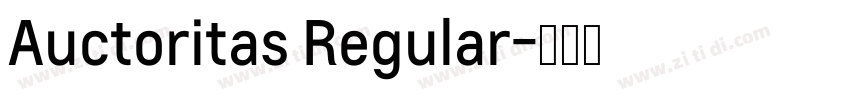 Auctoritas Regular字体转换